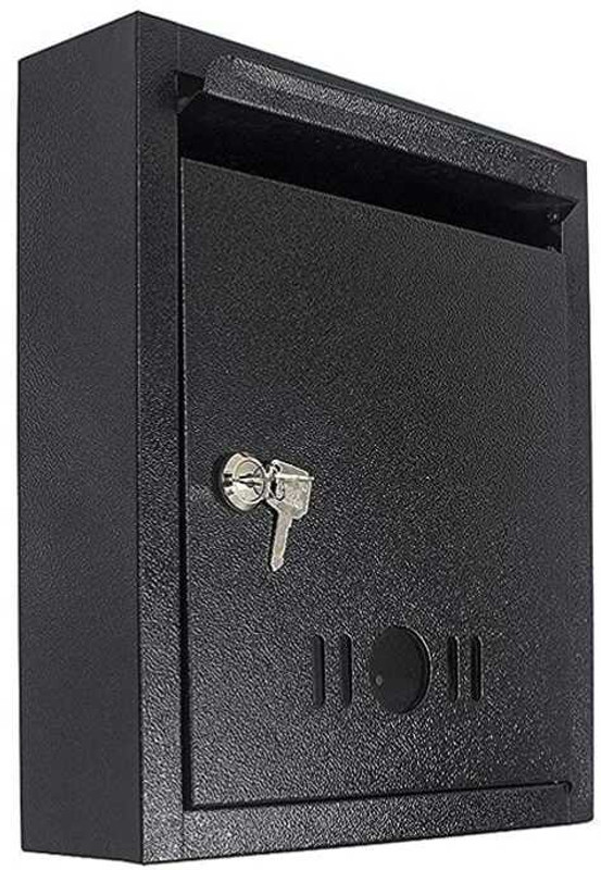 ROVERTR Mail Box Letter Box for Home and Gate Wall Mount Box Size 9 x 11 x3 inch Wall Mounted Mailbox(Gray)