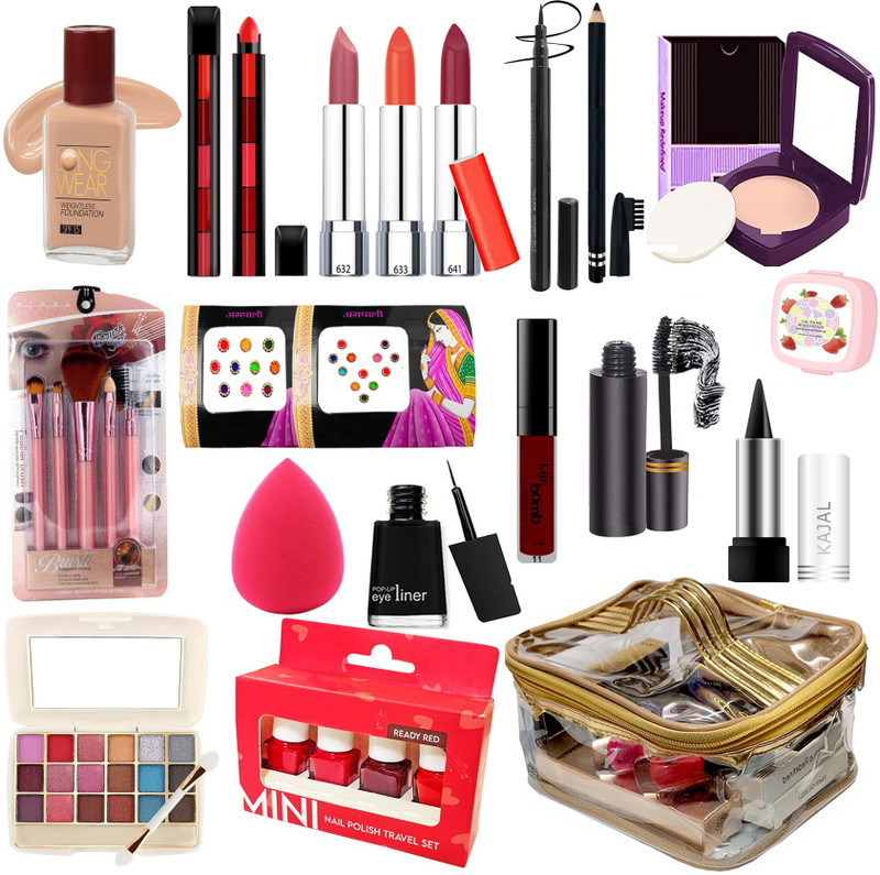 G4U All-in-one Makeup Kit for Women Full Kit Professional Bridal Makeup Kit A142(Pack of 31)