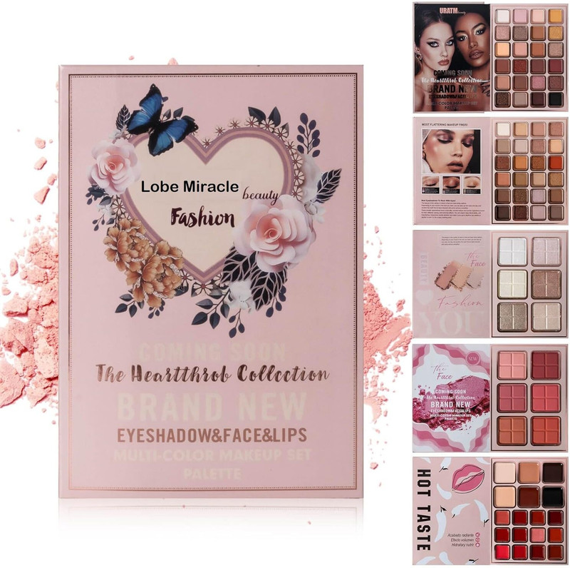 LOBE MIRACLE 78 Colors Makeup Palette Book | 5 Layer Eyeshadow Kit