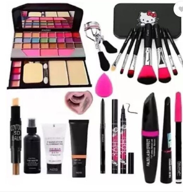 FROSTED COSMETIC Women and Girls Makeup Kit And Hello kitty , Makeup Accessories