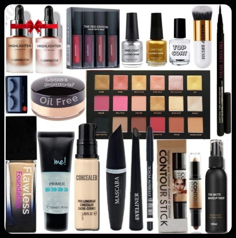huge leaf HD Professional Bridal Makeup Kit For All Skin Tone._KX397