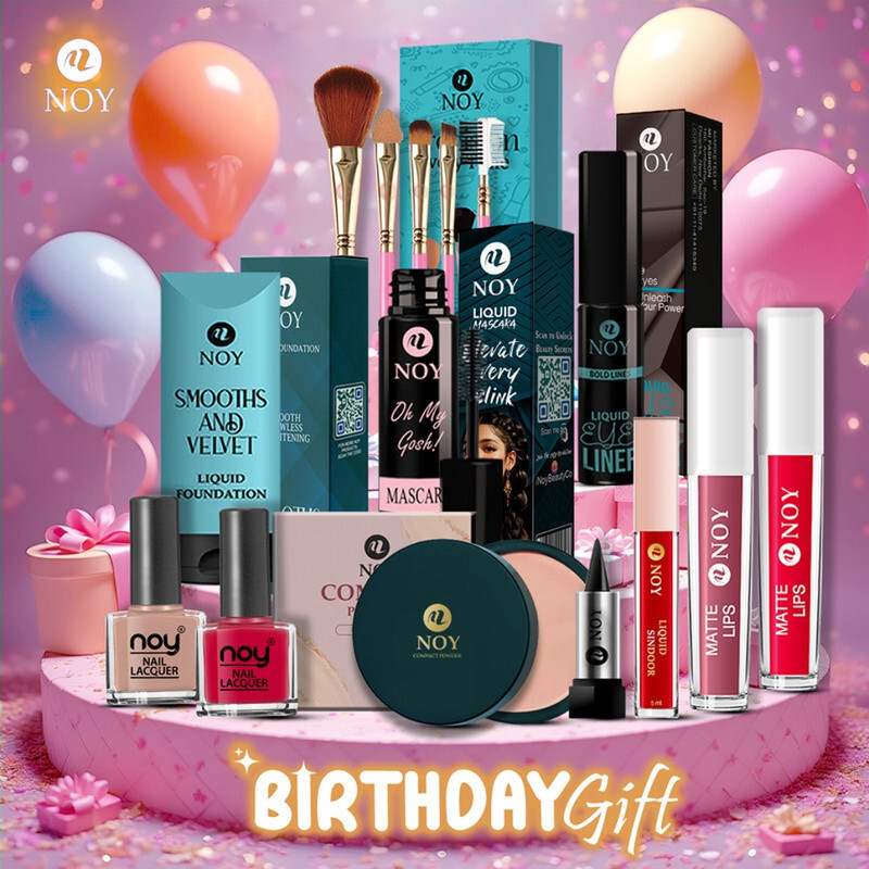 NOY Makeup set gift Hamper for Women Best Beauty Combo for Birthday gift(Pack of 15)