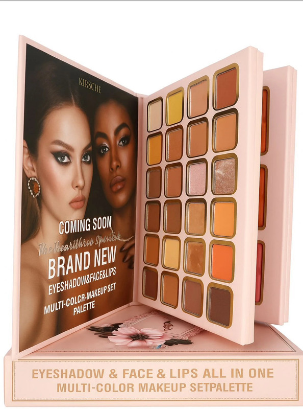 G4U Makeup Book with 60+ Shades | Eyeshadow, Blush, Highlighter & More