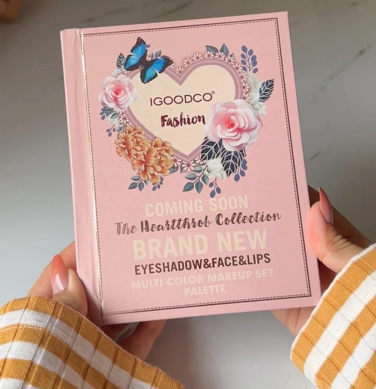 JLVH 5-in-1 Makeup Book Palette (Multicolor)