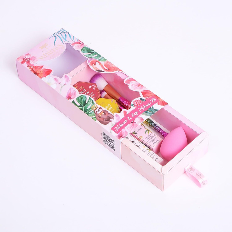 Whimsy Beauty Glow Up Beauty Kit | Ice Cream Shaped Makeup Set for Girls(Pack of 7)