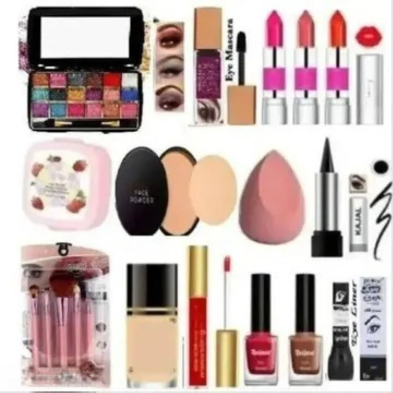 swenky DAILY GLOW MAKEUP KIT FOR WOMEN & GIRLS(Pack of 15)