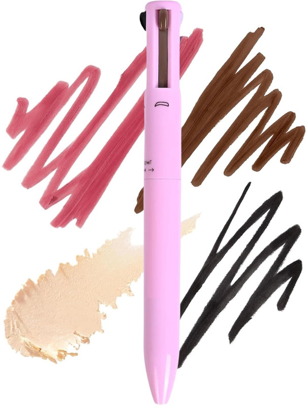 Oilanic 4in1 Makeup Pen for Women & Girls - Eyeliner, Lip Liner, Brow Liner, Highlighter