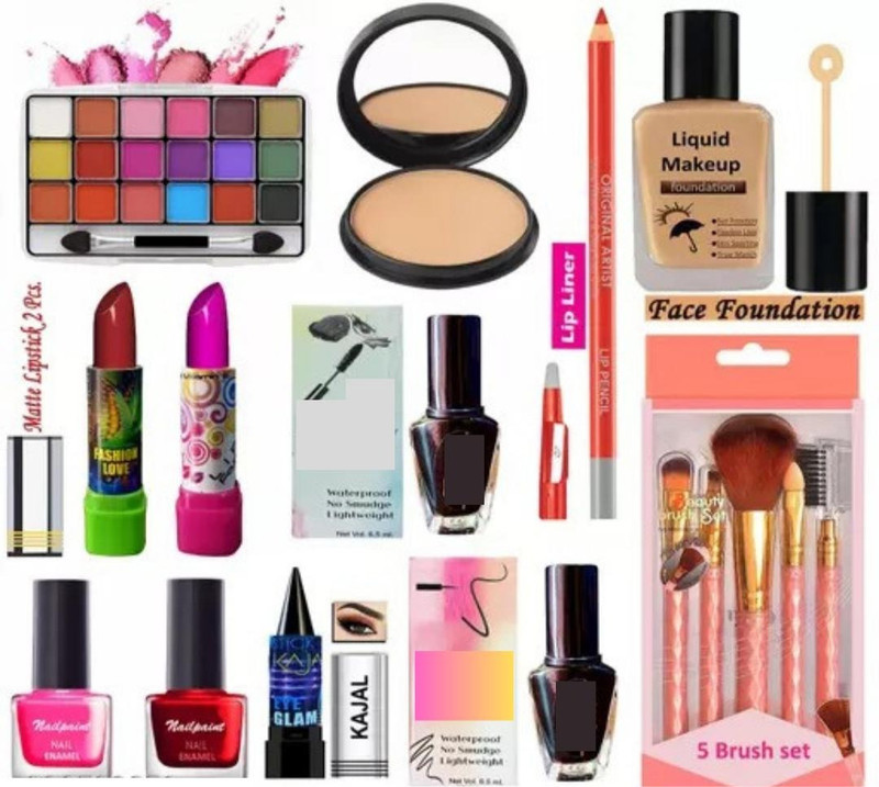 Valhalla A best makeup combo kit for womens and girls(Pack of 12)