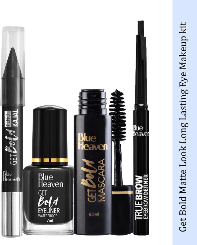 BLUE HEAVEN Get Bold Matte Look Long Lasting Eye Makeup kit (Set of 4)(Pack of 4)