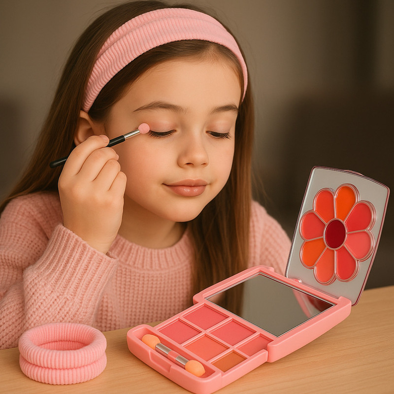 Linivya Portable All-in-One Makeup Kit for Girls with Comb & Hairband(Pack of 3)