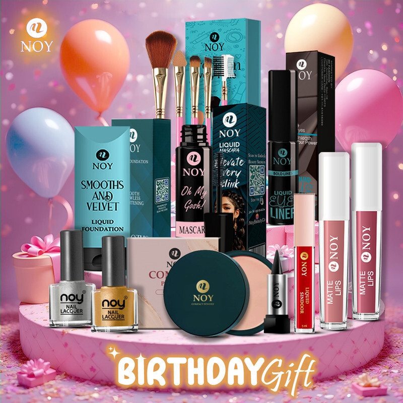 NOY ideal Beauty Makeup Kit for Girls Anniversary & Birthday Gift for Her #ny31(Pack of 15)