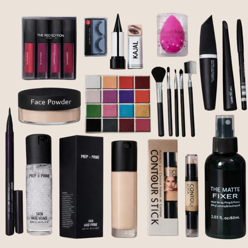 coslane Full Makeup Kit for women Ideal for Festive Looks, Gifting & Bridal Makeup(Pack of 13)