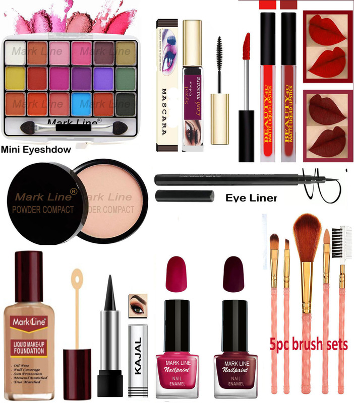 toroka New Makeup Kit For Women, Party Wear Makeup Kit(Pack of 15)