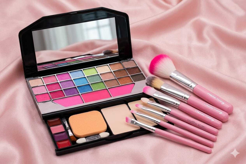 NATKHATSAWARIYA T.Y.A MAKEUP EYESHADOW KIT 6155 +5PCS MAKEUP BRUSHSET
