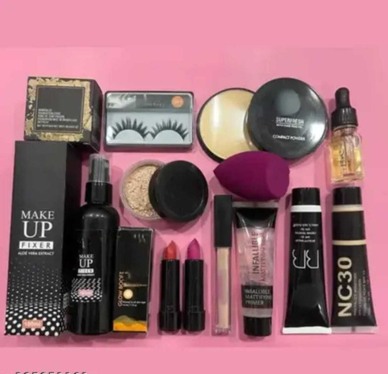 brown blush Multi-Product Makeup Kit – All-in-One Cosmetic Gift Set