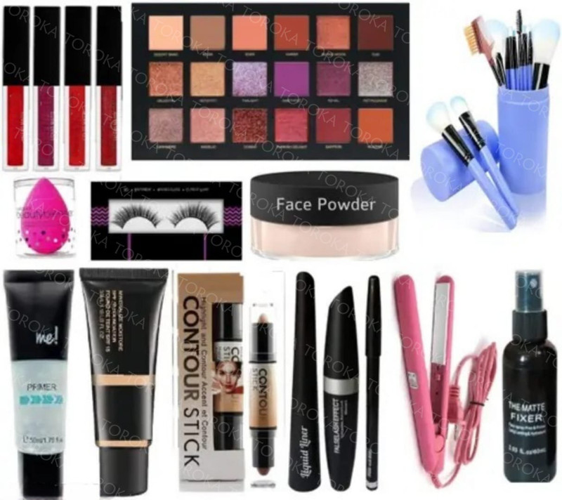 toroka WOMEN FACE MAKEUP SET (Pack of 12)(Pack of 12)