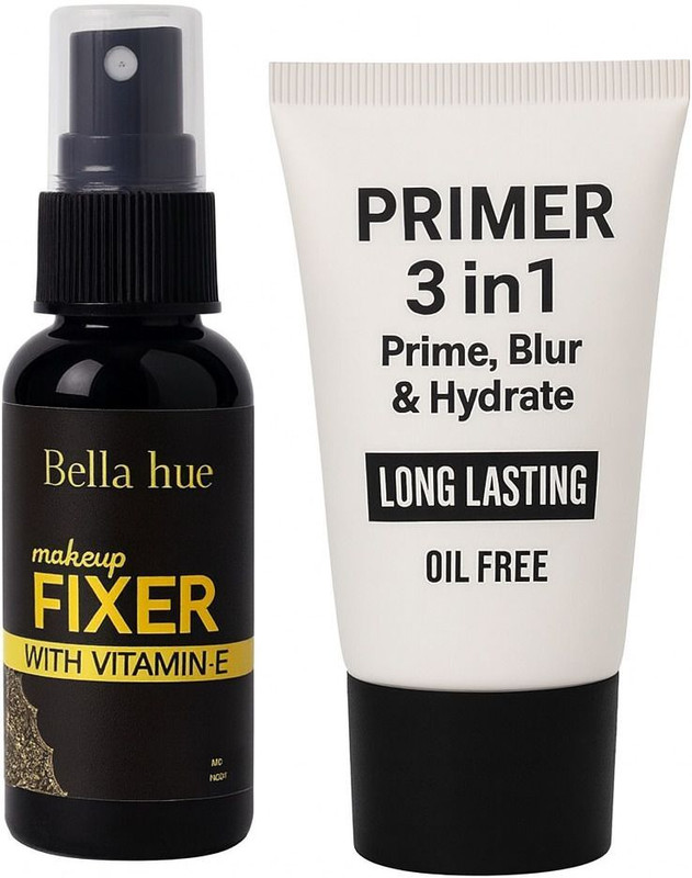 Arcade Makeup Fixer + 3 in 1 Face Primer | Oil-Free, Long-Lasting Makeup Combo(Pack of 2)