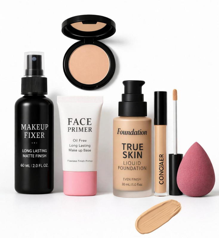 Morviyan All In One Makeup Combo Set For Face (6 Items in the set)(Pack of 6)