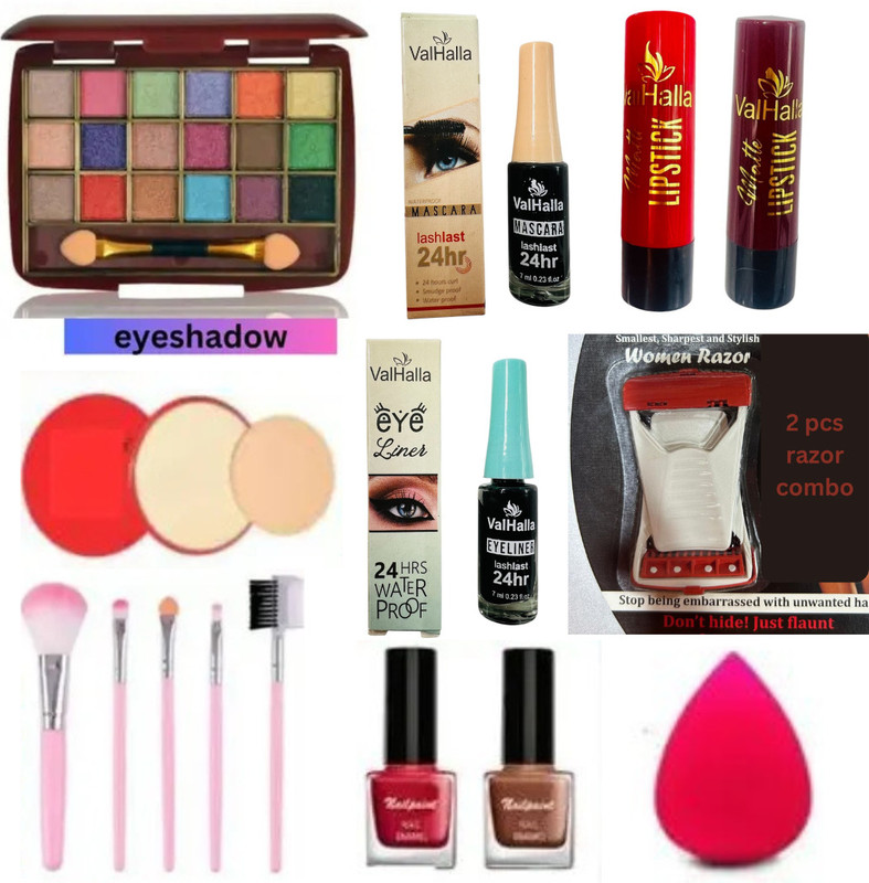 Valhalla Glam Essentials: All-in-One Makeup Kit(Pack of 11)