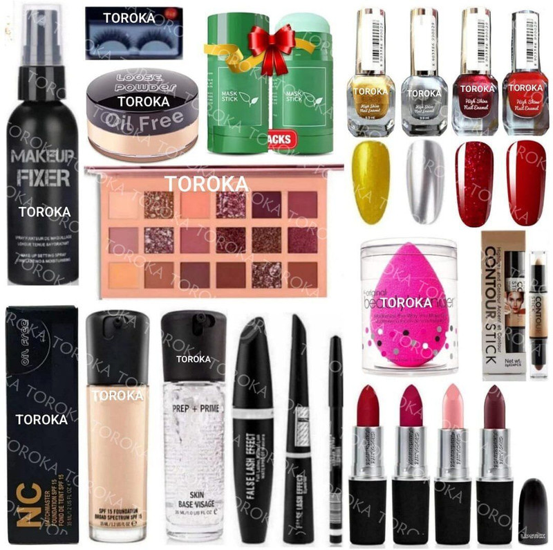 toroka Professional Makeup kit For Girls & Women (Pack of 17 Pcs) 7(Pack of 18)