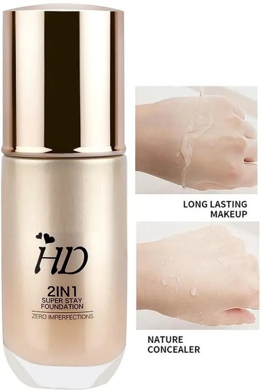 CrazzyShopperz HD 2IN1 Nutration For Skin Foundation