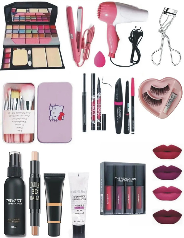 shevique Complete makeup kit(Pack of 12)