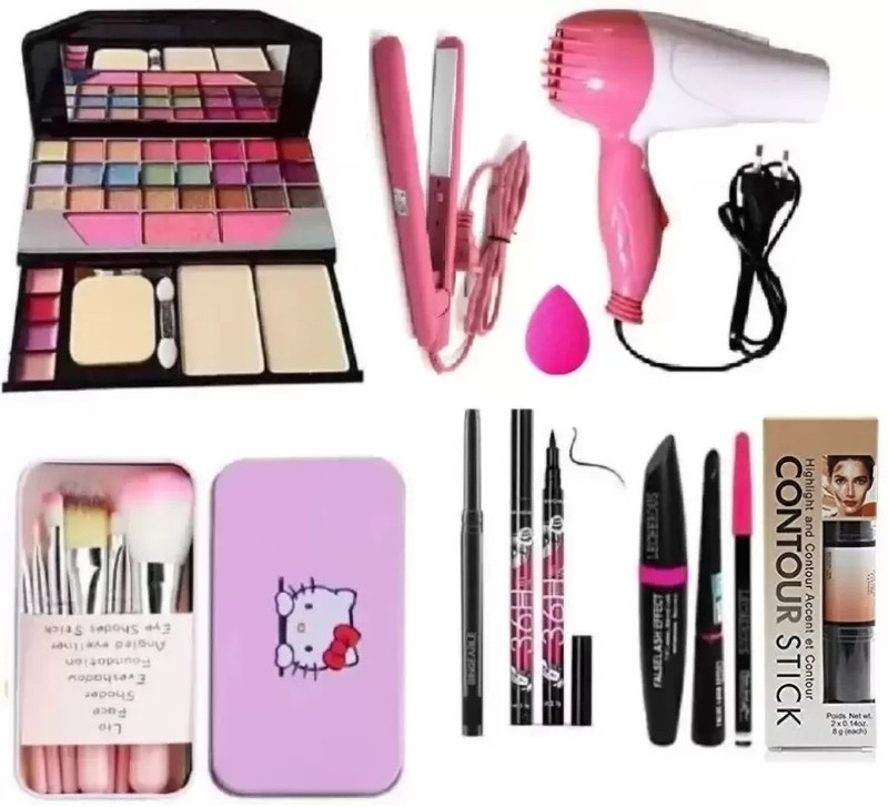 balaan's beauty bazar PERFECT MAKEUP COMBO KIT FOR BRIDE ,GIRLS & WOMEN (PACK OF 8) BEST FOR GIFT(Pack of 8)