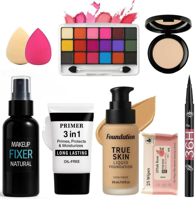 FIDAH Makeup Kit Combo Set For Women & Girls 9in1 Makeup Combo(Pack of 9)