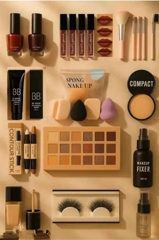 toroka all in one face makeup combo(Pack of 13)
