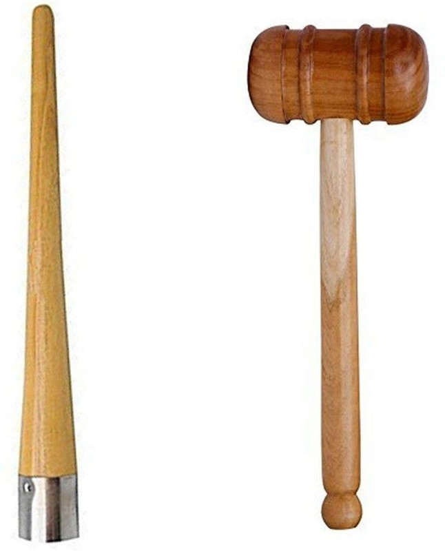 YMD Wooden Cricket Bat Hammer Mallet N GRIP CONE For Knock Cricket Bat Wooden Bat Mallet