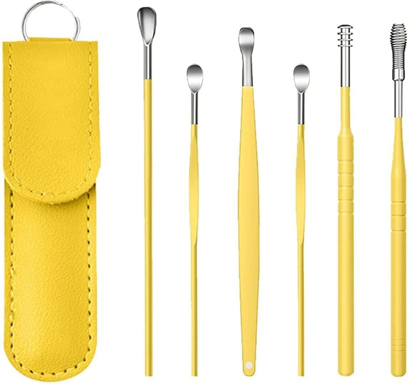 NIGRIFIX 6 in 1 Ear Wax Cleaner set, Ear Wax Remover. Cleaning Wax Pick Kit(50 g, Set of 6)