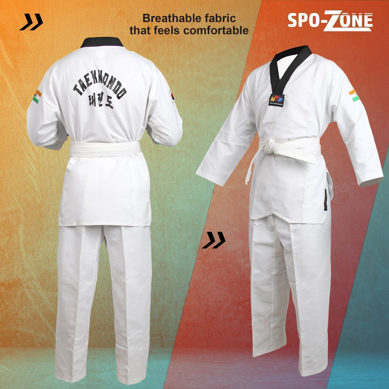 SPO Zone Premium Quality Taekwondo Dress for Men, Women Martial Art Uniform