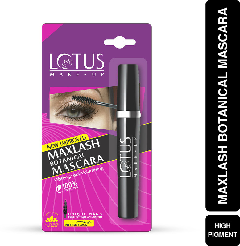 LOTUS MAKE - UP MAKE-UP MAXLASH VOLUMISING BOTANICAL WATERPROOF MASCARA - BLACK 3.8 g(Black)