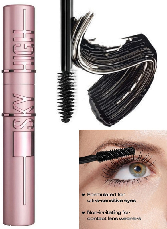 Gaurna Waterproof Volume Mascara for Fuller Lashes 9 g(Black)