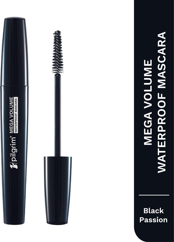 Pilgrim Mega Volume Waterproof Mascara High-definition Volume Smudge-proof 5 ml(Black Passion-02)