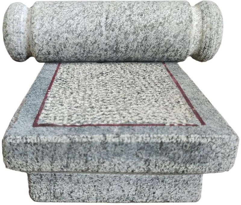 KARIKALAN Handmade Granite Grinding Stone for Kitchen Stoneware Masher(Pack of 1)