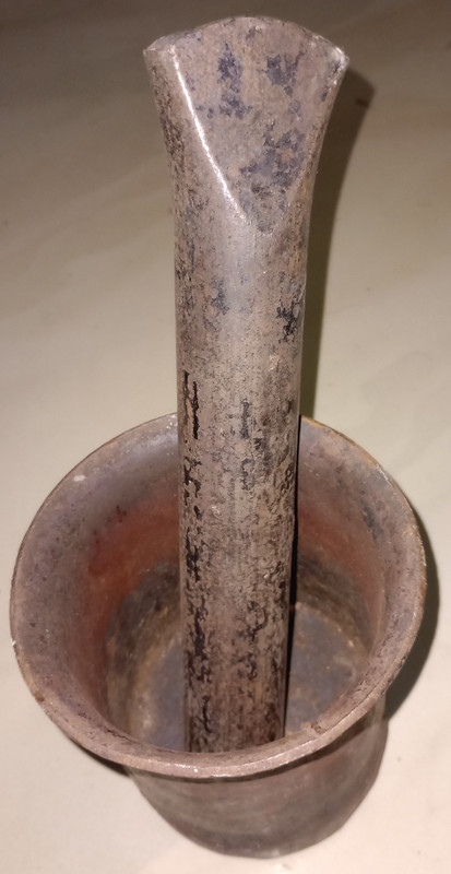 bengal hubs Traditional Bengali Kitchen Iron Hamam Dasta Imam Dasta (Medium -13cm x12cm dia) Iron Masher(Pack of 1)