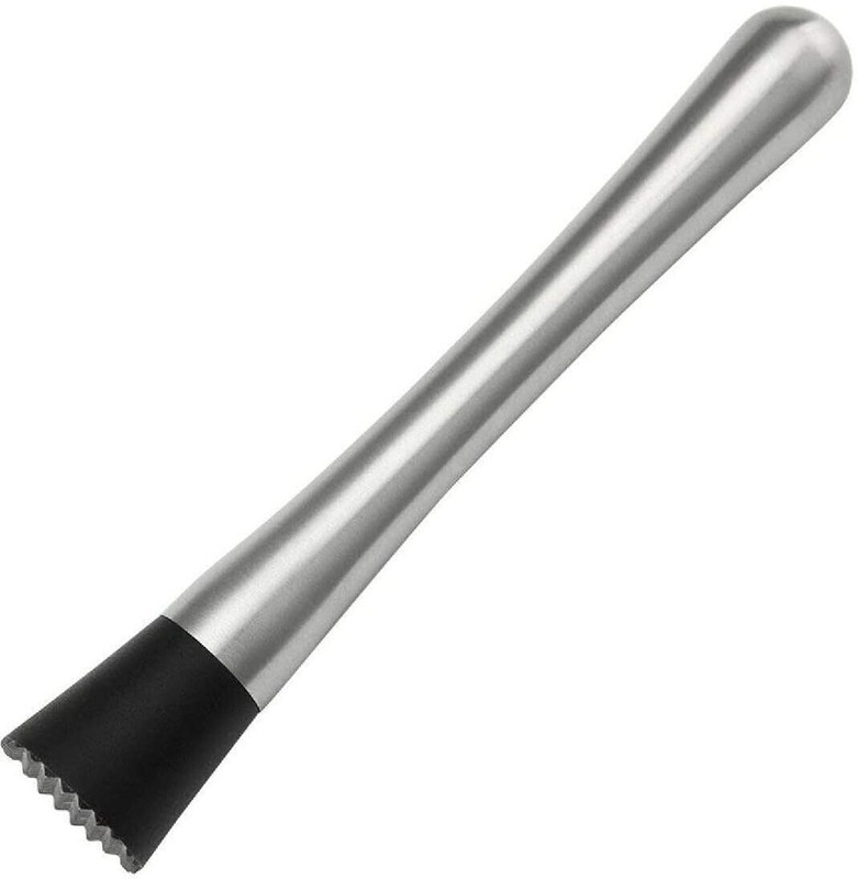 SURFNPICK Stainless Steel Muddler With Plastic Bottom Stainless Steel Masher(Pack of 1)
