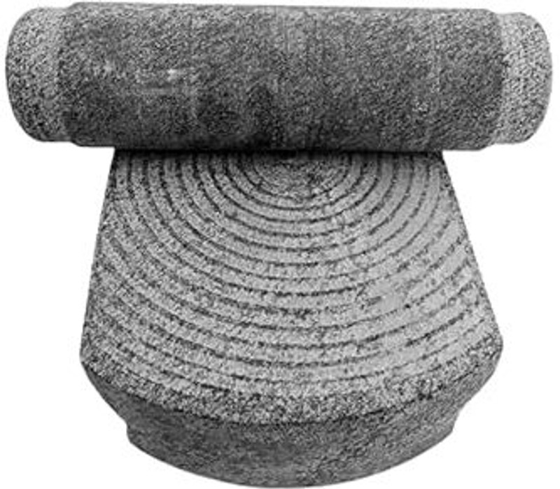 Yadav Stone Ammikallu,Traditional Hand Grinder 10 inch Stoneware Masher Stoneware Masher(Pack of 1)
