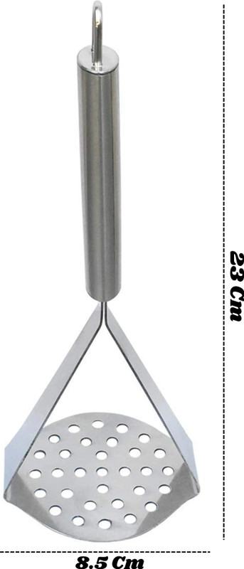 Gueran Potato masher stainless steel baby food masher pav bhaji smasher aloo masher Stainless Steel Masher(Pack of 1)