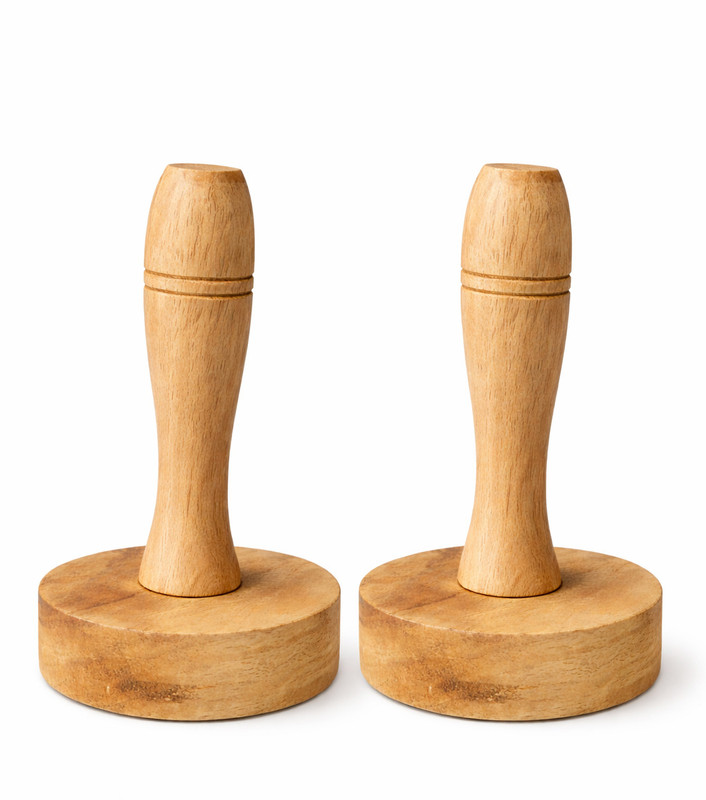NOHUNT Premium Wooden Masher for Kitchen | Heavy Duty Masher | Food Grade Hand Masher Wood Masher