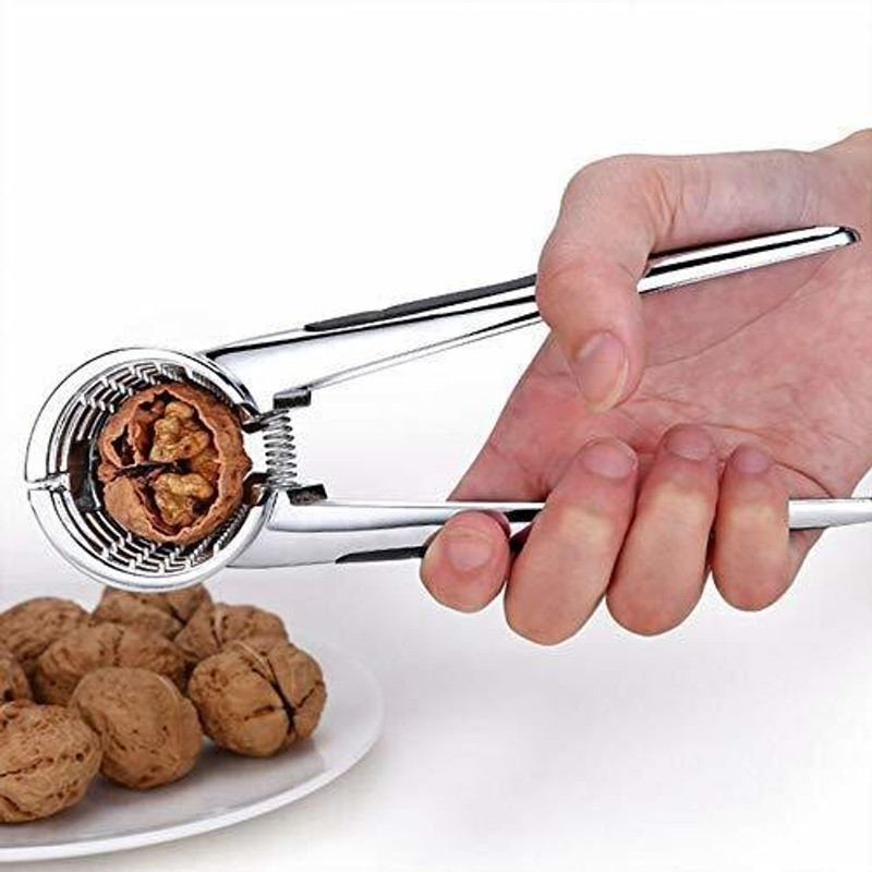 Denique Walnut Akhrot Cracker Pincers And Bottle Opener,Pecans Aluminium Masher(Pack of 1)