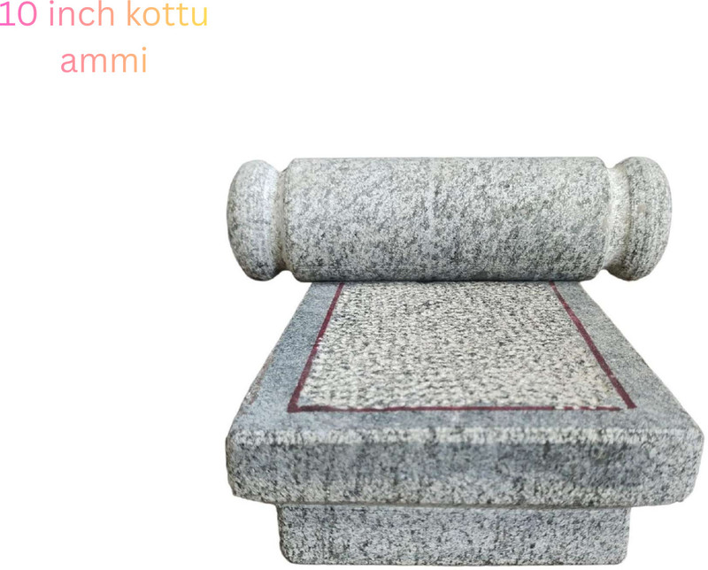 KARIKALAN Authentic South Indian Sil Batta Stoneware Masher(Pack of 1)
