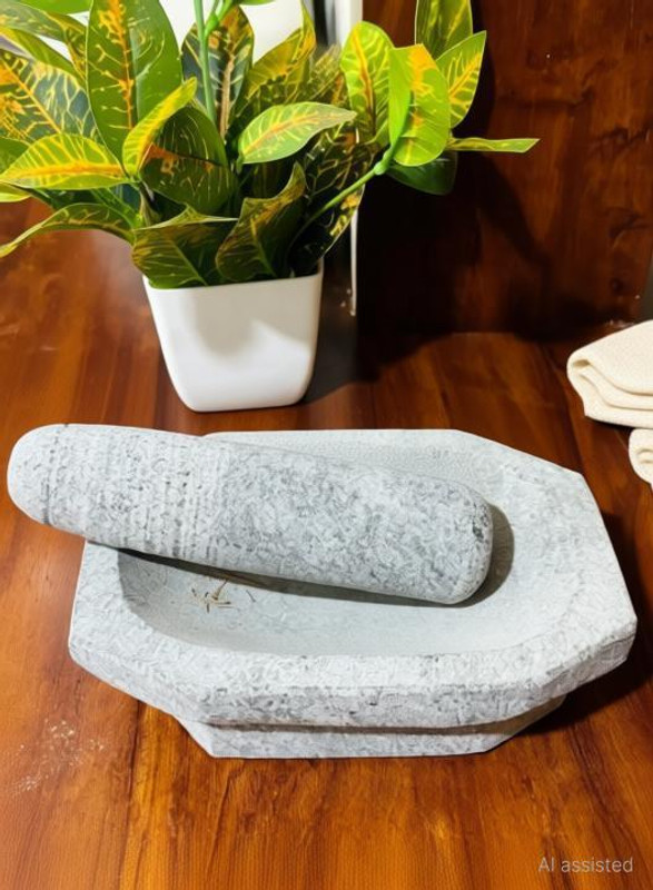 Dharshini Traders Kalvam Stoneware Masher