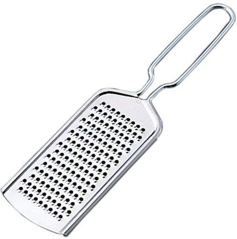 UTENCIL UNIVERSE Grater and Zester - Versatile Tool 1 Piece with Ergonomic Handle Stainless Steel Masher(Pack of 1)