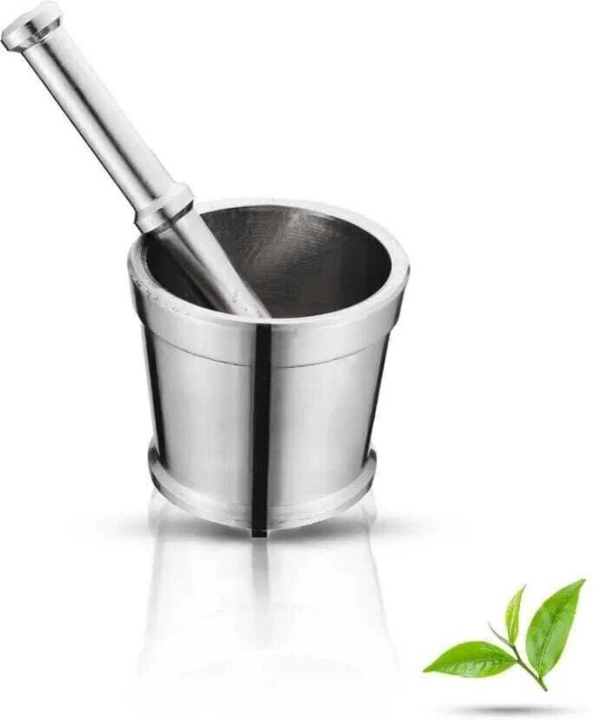 Jensons Steel masher high Quality Kitchen Khalbatta Okhli Masher Imam Dasta/Ohkli Musal/ Aluminium Masher