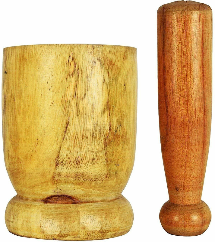Squrely OKHLI Wood Masher(Pack of 1)
