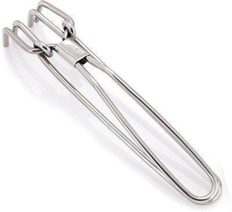 UTENCIL UNIVERSE Stainless Steel Pakkad Sandasi Wire Tong | Perfect for Kitchen Grip Stainless Steel Masher(Pack of 1)