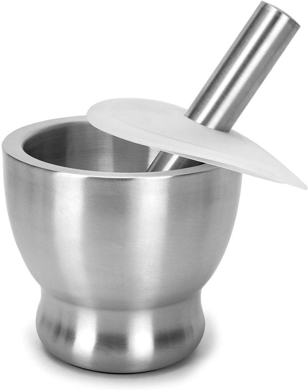 UTKRSTASTORE 304 Stainless Steel Masher, Household Grinding and pounding 10 CM Stainless Steel Masher(Pack of 1)