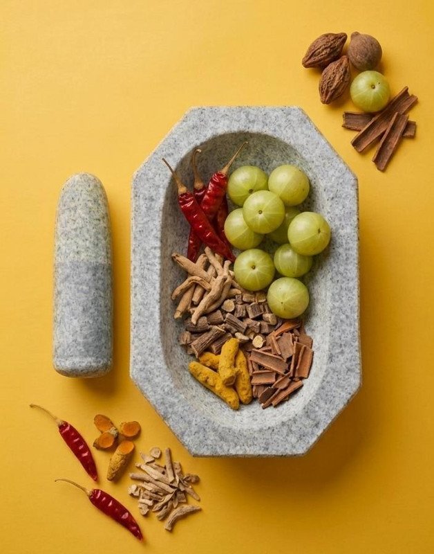 shubashini kalvam (9.5inch) grinding stone/masala grinding stone. Stoneware Masher(Pack of 1)